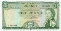 p8b from Jersey: 1 Pound from 1963