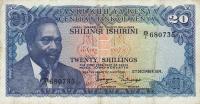 p13a from Kenya: 20 Shillings from 1974