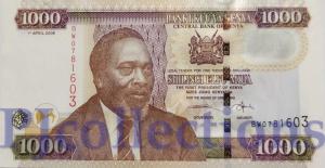 p51b from Kenya: 1000 Shillings from 2006 p51b from Kenya: 1000 Shillings from 2006