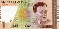 p15r from Kyrgyzstan: 1 Som from 1999