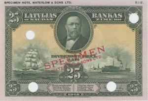 p18s2 from Latvia: 25 Latu from 1928 p18s2 from Latvia: 25 Latu from 1928