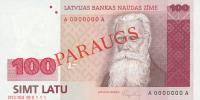 Gallery image for Latvia p47s: 100 Latu