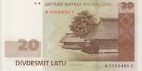 p51 from Latvia: 20 Latu from 2004