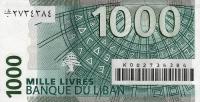 p84a from Lebanon: 1000 Livres from 2004