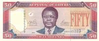 p29a from Liberia: 50 Dollars from 2003