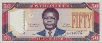 Gallery image for Liberia p29d: 50 Dollars