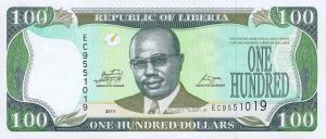 Gallery image for Liberia p30f: 100 Dollars