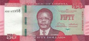 Gallery image for Liberia p34b: 50 Dollars