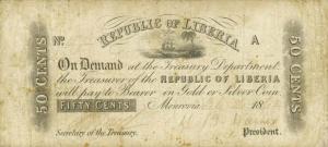 Gallery image for Liberia p6b: 50 Cents