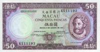 p60b from Macau: 50 Patacas from 1981