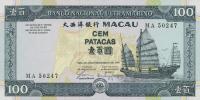 p73a from Macau: 100 Patacas from 1999