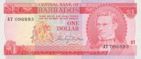 p29a from Barbados: 1 Dollar from 1973