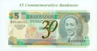 p65A from Barbados: 5 Dollars from 2002