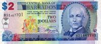 Gallery image for Barbados p66b: 2 Dollars