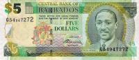 p67b from Barbados: 5 Dollars from 2009