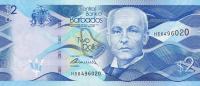 Gallery image for Barbados p73a: 2 Dollars