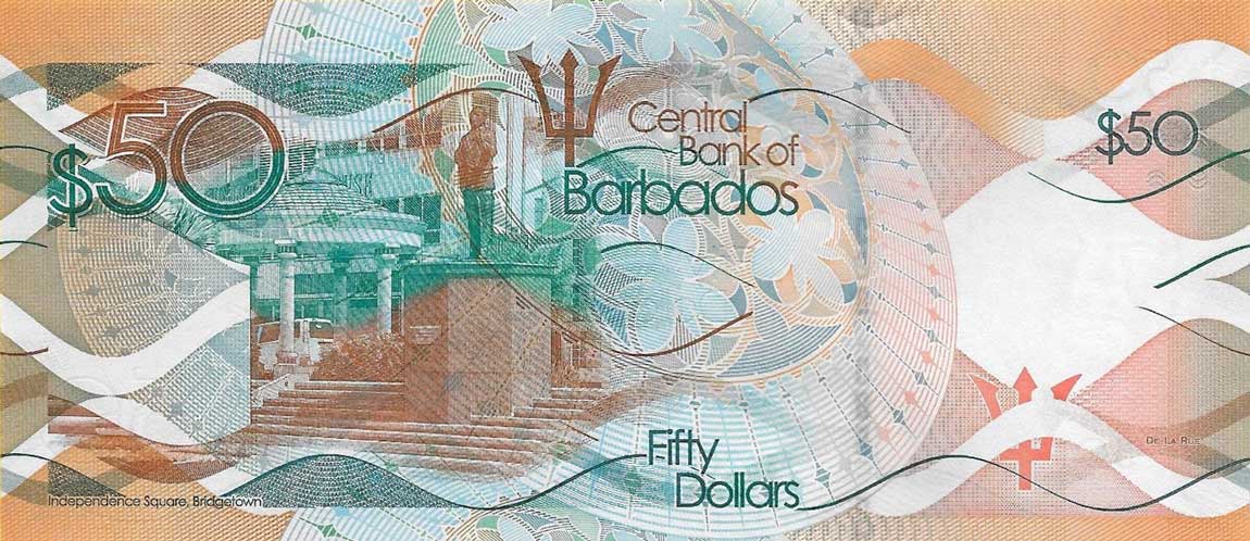 Back of Barbados p79: 50 Dollars from 2016