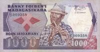 Gallery image for Madagascar p68b: 1000 Francs