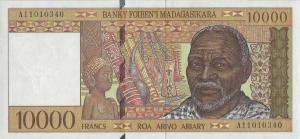 Gallery image for Madagascar p79a: 10000 Francs