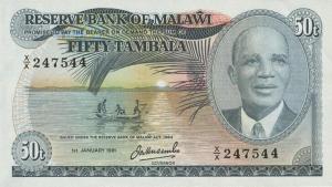 p13c from Malawi: 50 Tambala from 1981