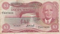 p14c from Malawi: 1 Kwacha from 1979