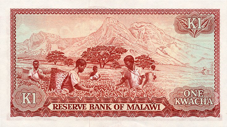 Back of Malawi p14g: 1 Kwacha from 1984