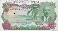 p17s from Malawi: 20 Kwacha from 1983