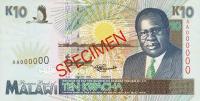 p31s from Malawi: 10 Kwacha from 1995