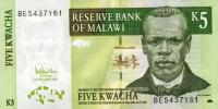p36c from Malawi: 5 Kwacha from 2005
