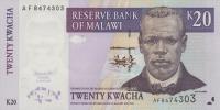 p44b from Malawi: 20 Kwacha from 2004