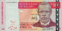 p54c from Malawi: 100 Kwacha from 2011