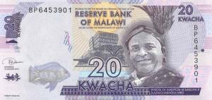 p63e from Malawi: 20 Kwacha from 2019