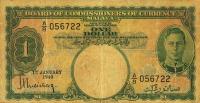 Gallery image for Malaya p4b: 1 Dollar