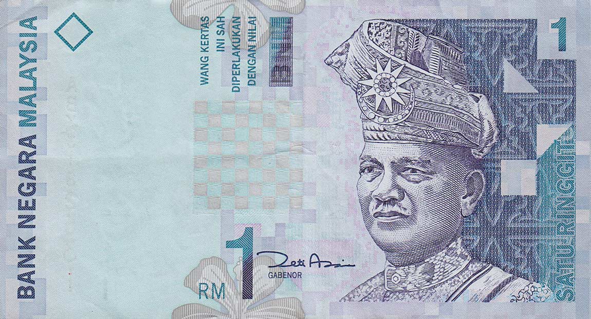 Front of Malaysia p39b: 1 Ringgit from 2000