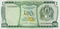 p31e from Malta: 1 Lira from 1973