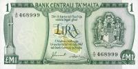 p31f from Malta: 1 Lira from 1973