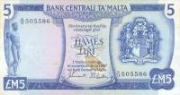 Gallery image for Malta p32f: 5 Lira