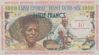 p39 from Martinique: 10 Nouveaux Francs from 1960