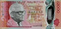 Gallery image for Mauritius p67a: 2000 Rupees