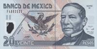 Gallery image for Mexico p116d: 20 Pesos