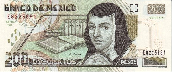 Front of Mexico p119f: 200 Pesos from 2007