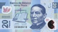Gallery image for Mexico p122m: 20 Pesos from 2010