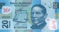 Gallery image for Mexico p122s: 20 Pesos from 2012