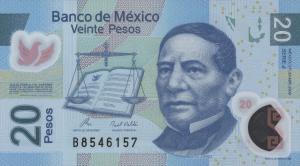 p122k from Mexico: 20 Pesos from 2009 p122k from Mexico: 20 Pesos from 2009