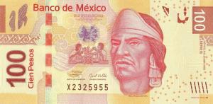 p124e from Mexico: 100 Pesos from 2009