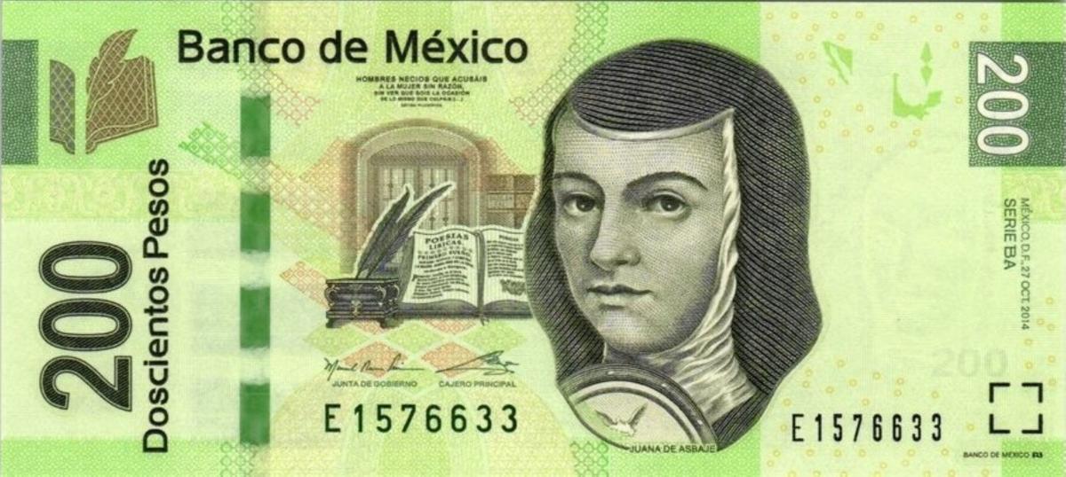 Front of Mexico p125ba: 200 Pesos from 2014