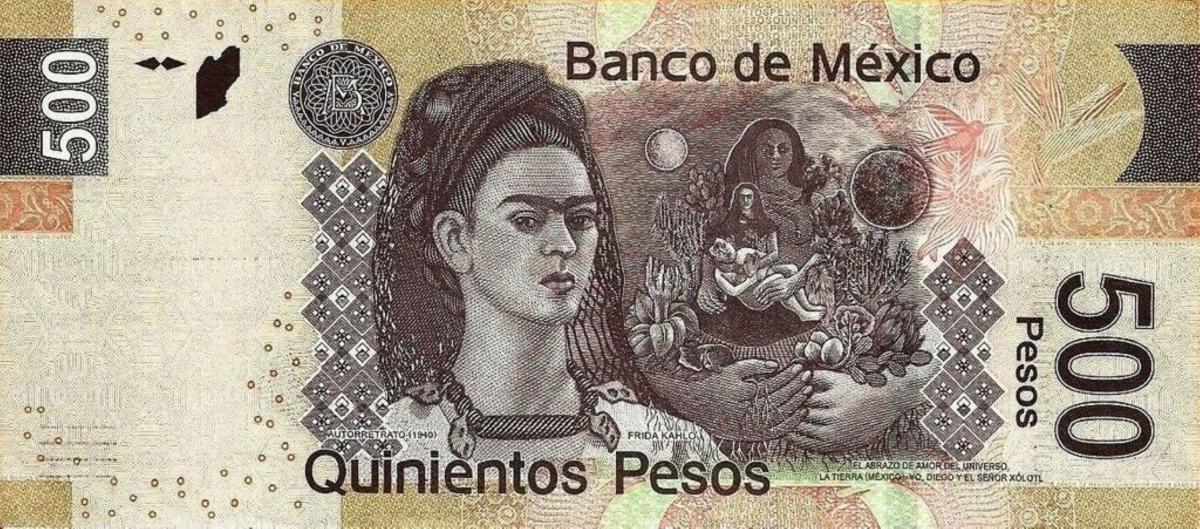 Back of Mexico p126ad: 500 Pesos from 2013