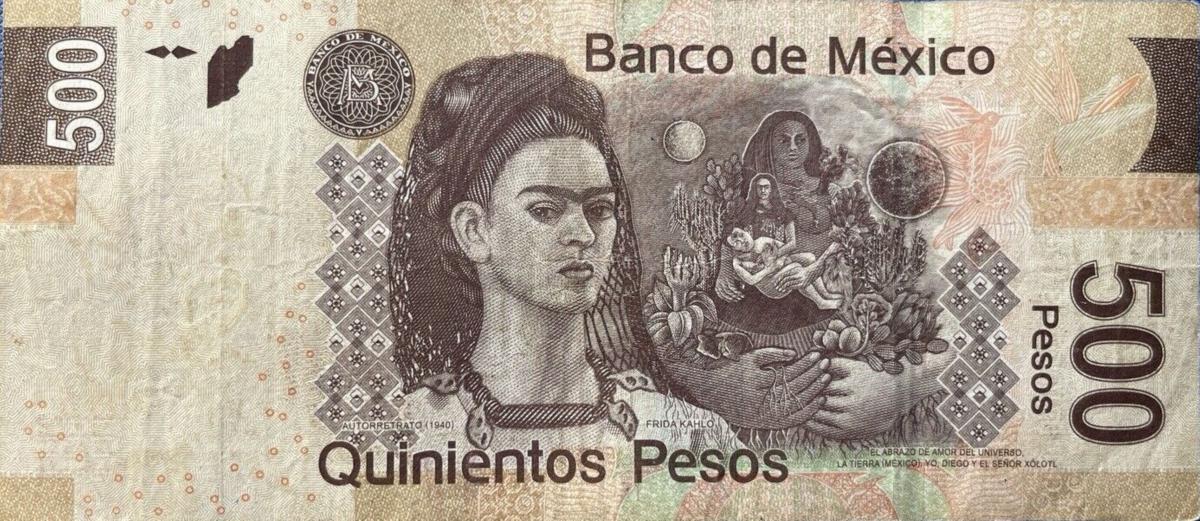 Back of Mexico p126ae: 500 Pesos from 2013