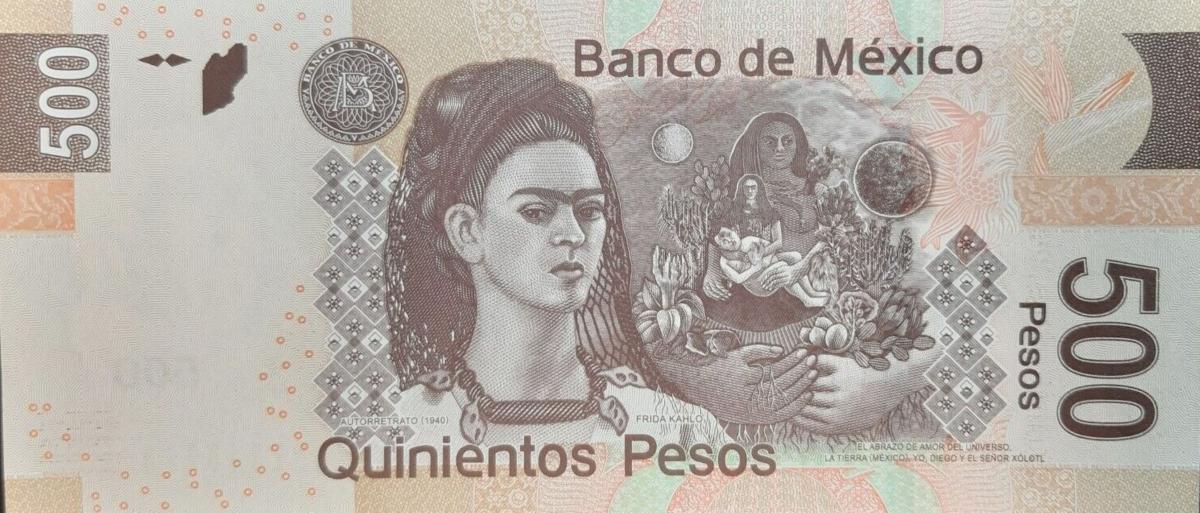 Back of Mexico p126af: 500 Pesos from 2013