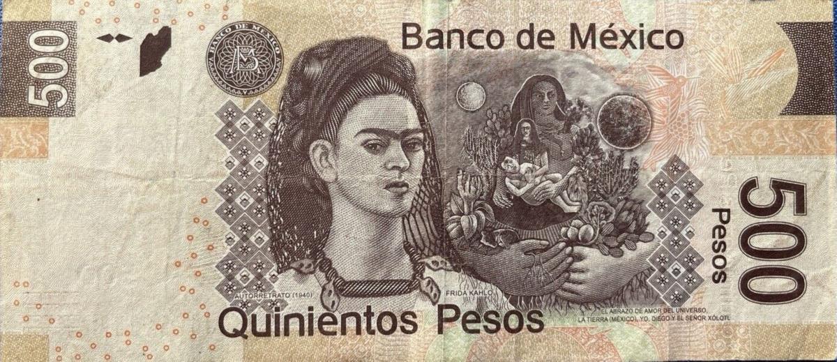 Back of Mexico p126aw: 500 Pesos from 2015